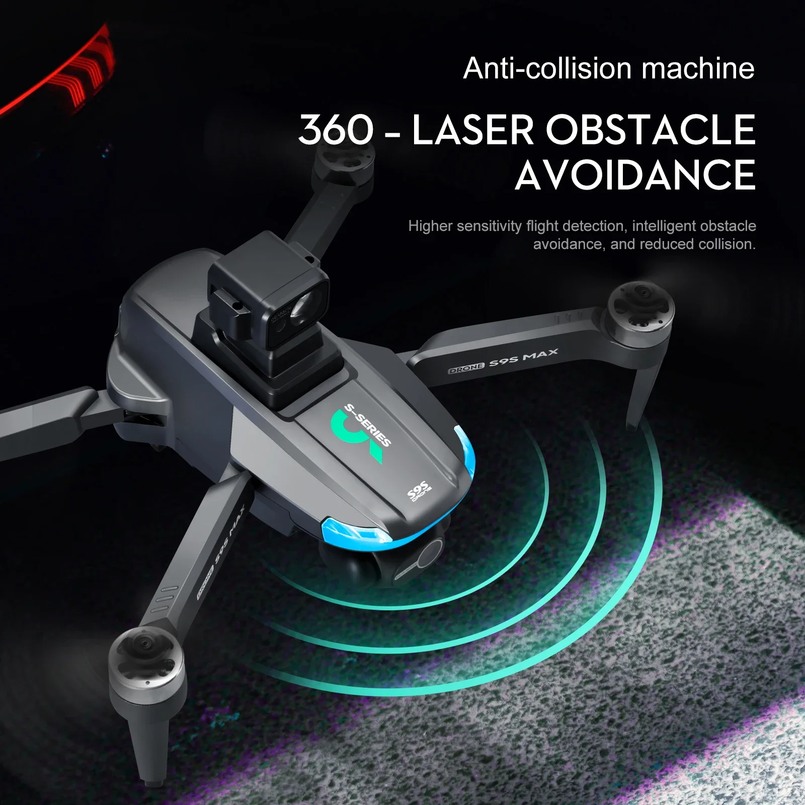 NOWOŚĆ S9S MAX MINI Drone 4K 2 – Drone Gimbal 2 Axis recenzja i cena