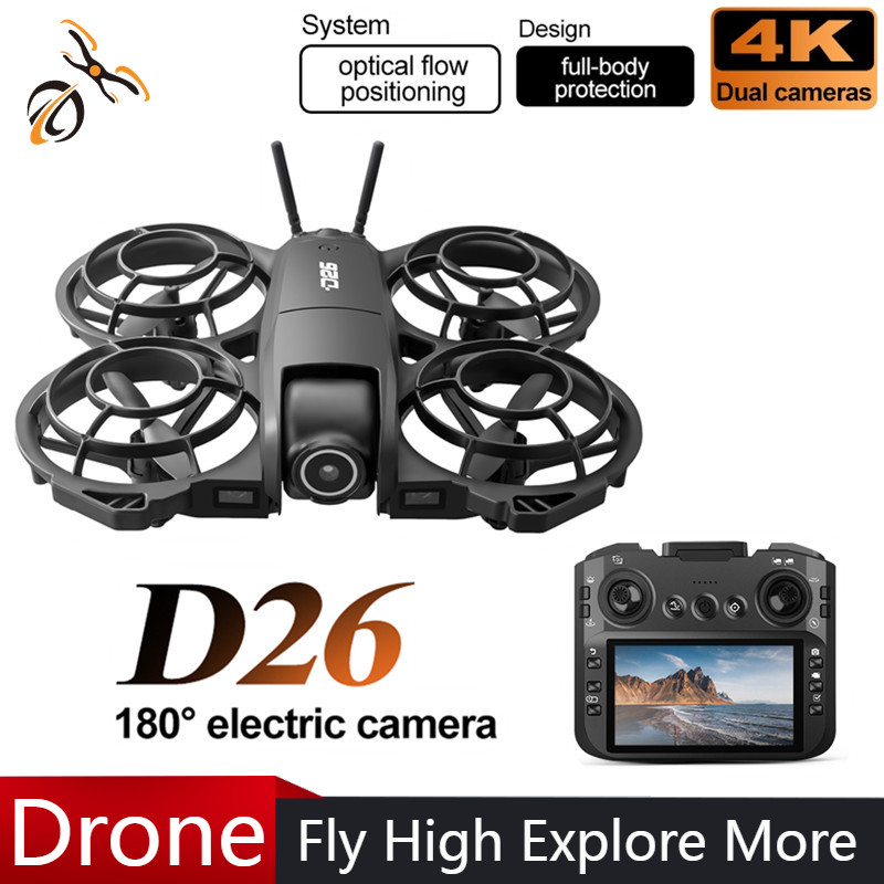 Dron D26 4K Aerial HD 180 °    – Drone Gimbal Case recenzja i cena