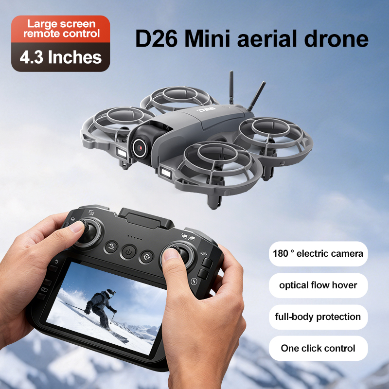Dron D26 4K Aerial HD 180 °    – Drone Gimbal Case recenzja i cena